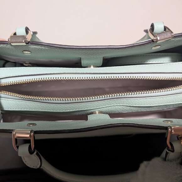 Kate Spade Leather Purse Satchel - Leila in Sea Water - Picture 3 of 7